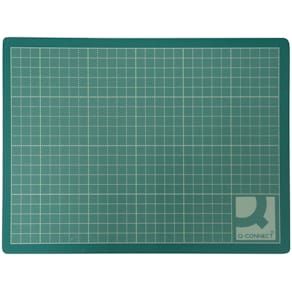 Schneidunterlage Q-CONNECT, PVC A3, grün