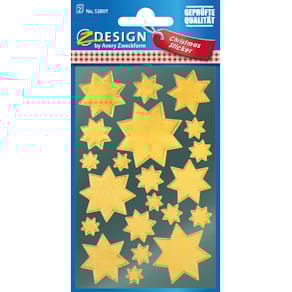 Weihnachts-Schmucketiketten Avery Zweckform Season, Sterne