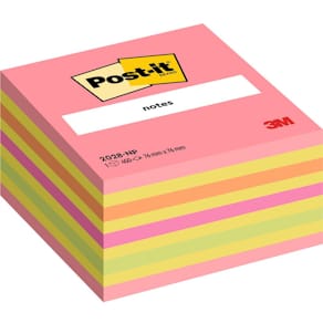 Post-It Kub Intensive Pink, 76x76mm, 450 blad