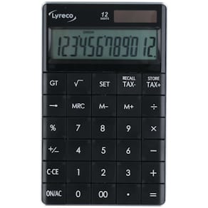 Bordsräknare LYRECO 1589 12 siffror sva