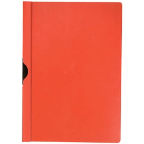 Clip-Mappe Q-CONNECT, A4, für 60 Blatt, rot