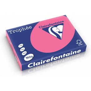 Papier Clairefontaine Trophée Intens, A3, 160 g, 250 vel, fuchsia