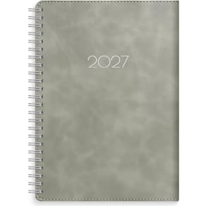 Burde Kalender Business A5 Twist 2027 grå