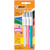 Balpen BIC 4 Colours Shine, medium, klassieke inkt, blister 3 st.