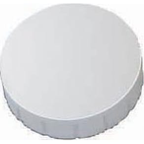 Magneet MAUL Solid, 24 mm, trekkracht 600 gr, doos van 10, wit