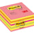 Notitiekubus Post-it Notes, 450 vel, 76 x 76 mm, roze-geel tinten