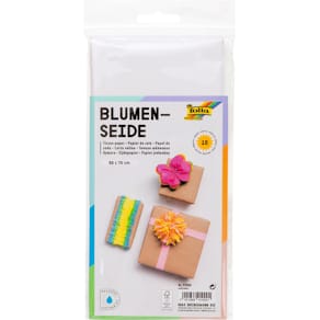 Blumenseide Folia, 50 x 70 cm, weiß