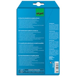 Inkjet-Fotopapier Sigel Everyday, 60+12BL, weiß