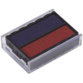 Stempelersatzkissen trodat 6/4850, blau/rot, 2 Stück