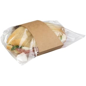 Sandwichposer kraftpapir 190x356 mm, brun, 1000 stk