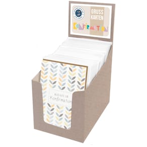 Konfirmationskarte PAPER STYLE Aquarello