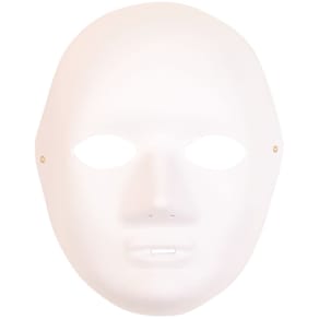 Ansiktsmask i papp 12/fp