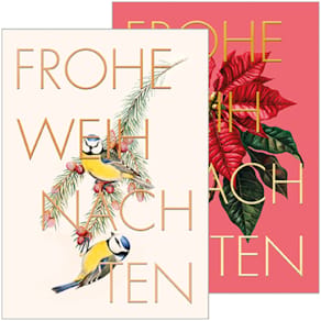 Weihnachtskarten HANRA, 4 St.