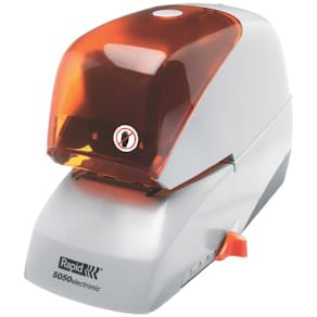 Elektroheftgerät Rapid R5050E, silber/orange