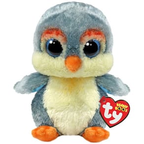 Plüschfigur TY Beanie Boo Fisher, Pinguin, 15 cm