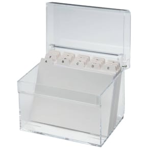 Karteikasten MAUL, A6, glasklar