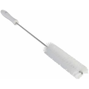 Rørbørste Vikan stiv, hvid, med skaft, Ø40 mm, 500 mm