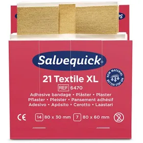 Plåster refill textil extra stora 21/fp