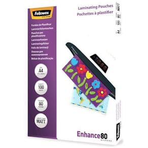 Laminat FELLOWES A4 80mic matt 100/fp