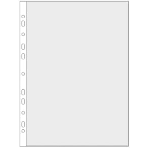 Klarsichthülle VELOFLEX, A4, 100 St., genarbt