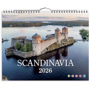 Väggkalender Scandinavia 2026