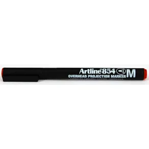 Märkpenna Artline 854 OH M Perm röd