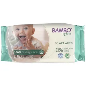 Våtservett BAMBO komposterbar 50/fp