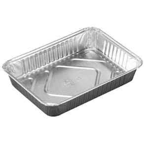 Foliebakke Plus Pack 1-rums aluminium, 584 ml, 100 stk