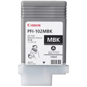 Bläckpatron CANON PFI-102MBK Mattsvart