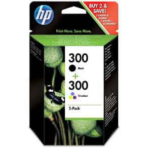 HP 300 black/color ink sampackblistered
