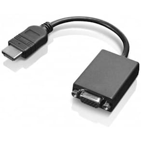 Adapter Lenovo HDMI auf VGA, 20 cm, schwarz