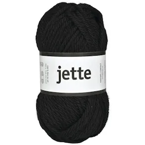 Ullgarn Jette 50g svart