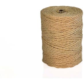 Snor, 2,0 mm, rullelængde: 140.00 m sisal, gul, Rulle,