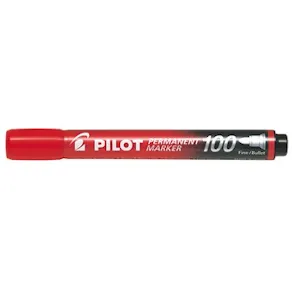 Märkpenna PILOT SCA 100 2-4,5 rund röd