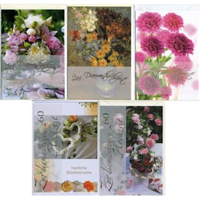 Grußkarte Apollo Diamantene Hochzeit, 10 Motive sortiert, inkl. U