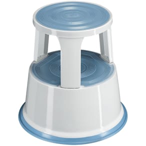 Rollhocker Q-CONNECT, Metall, lichtgrau