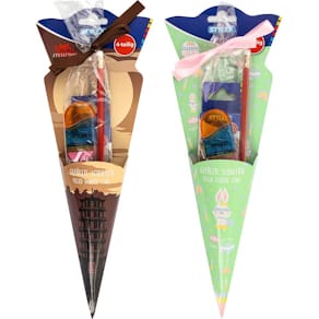 Schultüte STYLEX, 35 cm, mehrfarbig, 4-teilig gefüllt, SB-Verpack