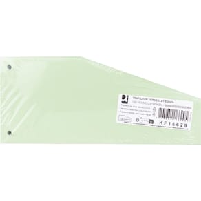 Verdeelstroken Q-CONNECT Trapezium, pak 100 st., assorti
