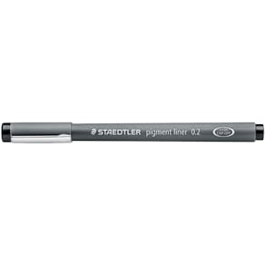 Pigmentliner STAEDTLER pigment liner 308, schwarz, 0,2 mm