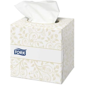 Ansigtsservietter Tork Premium Extra Soft, 2-lags hvid, 30 pk