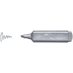 Textmarker Faber-Castell Superfluo Metallic, silber