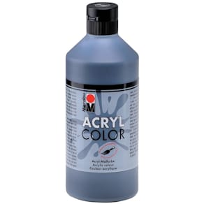Acrylfarbe Marabu Color, schwarz, 500 ml