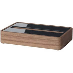 Visitenkarten-Aufsteller Sigel, Eiche/Acryl