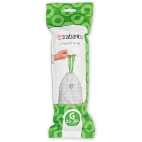 Insatspåse G BRABANTIA 23-30L vit 20/rl