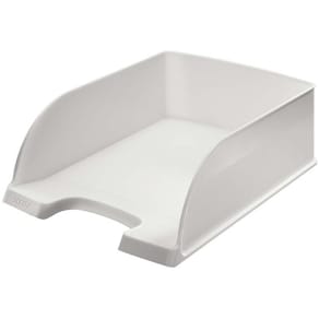 Brevbakke Leitz hvid karton, 4 stk