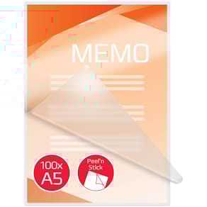 Laminiertasche GBC Peel'n'Stick, A5, selbstklebend, 125 µm