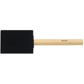 Schaumpinsel Marabu, 50 mm (rund), natur/schwarz