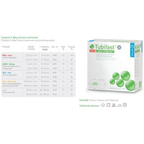 Tubifast grön för mell.armar/ben 5cmx10m