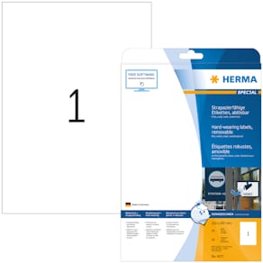 Herma etiket ekstra stærk aftagelig film 210x297 (20)