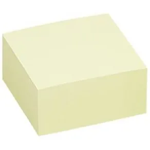 Notes Kub, 75x75mm, gul, 400bl